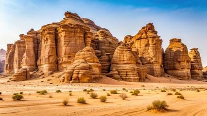 Al Ula Desert Landscape: Urban Exploration Photography, Saudi Arabia Ruins, Ancient City, Rock Formations, Hiking, Adventure