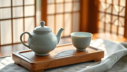 teapot and cup