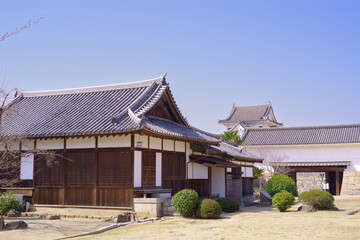 Fototapeta premium 福山城の御湯殿と筋鉄御門