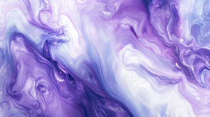 Fototapeta premium Abstract Swirls of Purple and Blue Paint