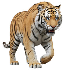 Obraz premium Tiger on Transparent Background