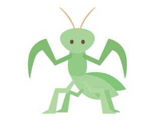 虫_カマキリ_主線なし