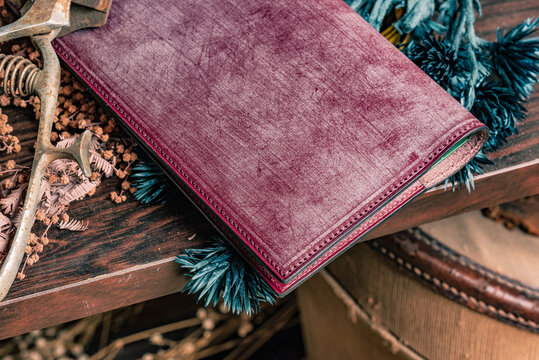 Leather notebook