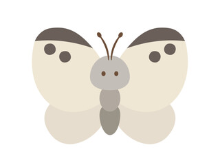 虫_モンシロチョウ_主線なし