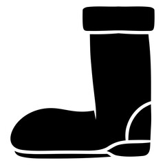 safety boot icon vector