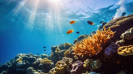 Obraz premium A picture of the coral reef