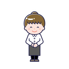 ホールスタッフ／女性 01