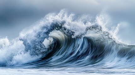 Majestic Ocean Wave Capturing Nature's Raw Power