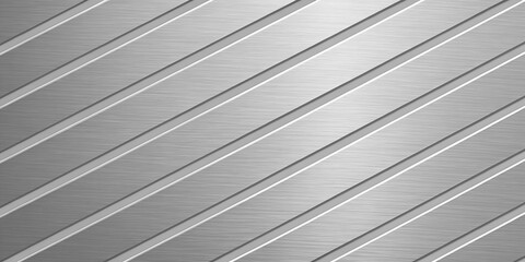 Obraz premium Brushed Metal Texture with Subtle Pattern and Grey Surface Design