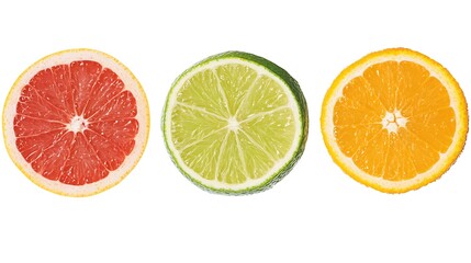Freshly sliced citrus fruits showcasing vibrant colors and refreshing flavors for a healthy lifestyle