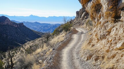 Scenic Mountain Trail Landscape