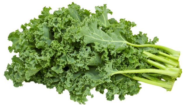 Fresh Green Leafy Vegetable Healthy Food Ingredient Raw Kale Bunch Organic Produce Vegan Di