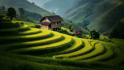 rice terraces in bali