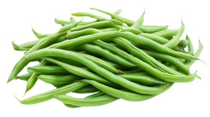 Fresh Green Vegetables A Vibrant Heap of Tender Pods Perfect for Cooking and Healthy Eating