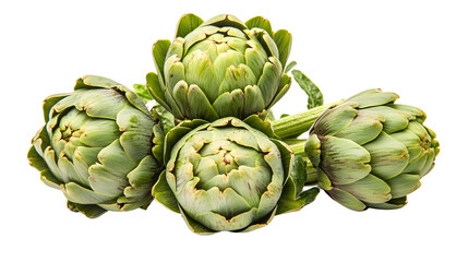 Obraz premium Fresh Green Vegetables in a Cluster Ideal for Culinary and Botanical Themes