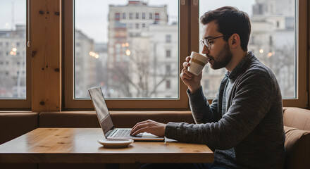 businessman talking on phone in the office