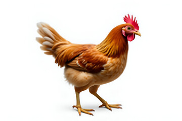 Fototapeta premium rooster isolated on white background