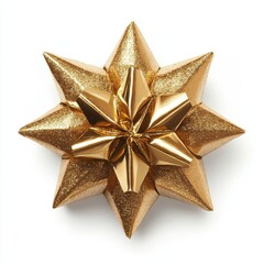 Golden Star Gift Bow Decoration