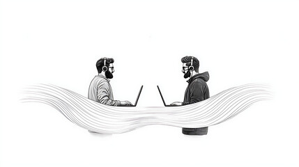 Remote Teamwork Online Collaboration.
