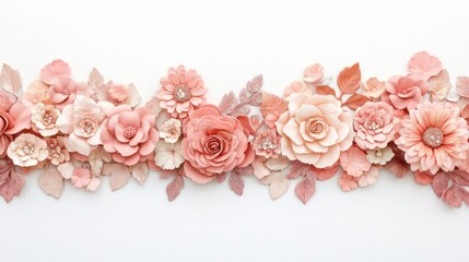 Elegant floral arrangement studio decorative art serene environment close-up view visual aesthetics