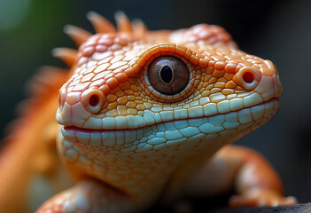 Fototapeta premium close up of a lizard