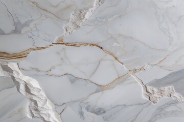 Fototapeta premium Elegant White Carrara Marble Texture for Stunning Interior Design