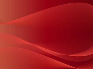 背景■波（レッド）