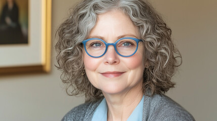 "Warm and Inviting Senior Portrait with Soft Natural Lighting"