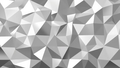 Fototapeta premium Abstract Gray Polygonal Background: Geometric Design Texture