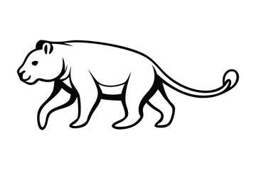 vector illustration of a lion
