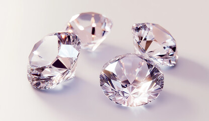 Easter eggs with hand-painted flowers and pastel colors on a light blue background, with a vase of spring flowers
