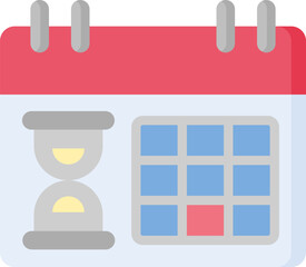 deadline Illustration on a white background.