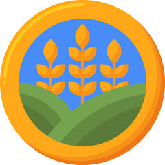 farming Illustration on a white background