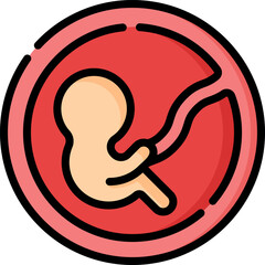 fetus (2) Illustration on a white background