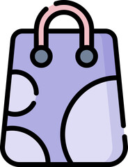 gift bag Illustration on a white background
