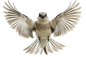 Naklejka premium Bird Soaring, Wings Spread Wide, Flight