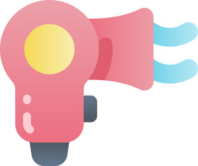 hair dryer Illustration on a white background