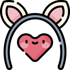 headband Illustration on a white background