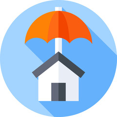home insurance Illustration on a white background