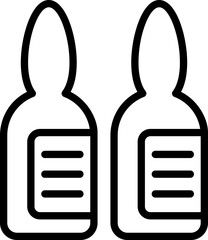 injection Illustration on a white background