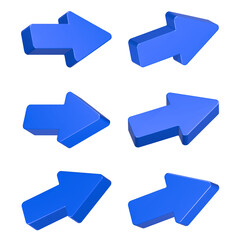 right arrow 3d move symbol