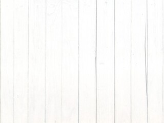 White Wood Fence Texture Background.