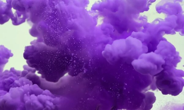 Purple Powder Explosion Background