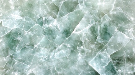 Obraz premium Green Ice Texture Abstract Winter Background