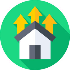 price up Illustration on a white background.