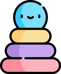 rings (2) Illustration on a white background.