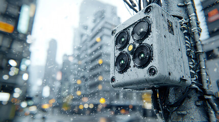 Futuristic Surveillance System in Urban Environment Under Rain