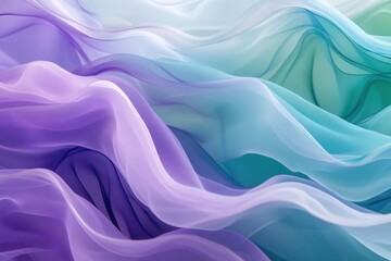 Obraz premium Flowing Pastel Fabric Drape Background