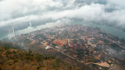Scenic View from Viewpoints in Nong Khiaw, Laos