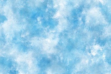 Obraz premium Abstract watercolor background texture in shades of blue and white for artistic designs
